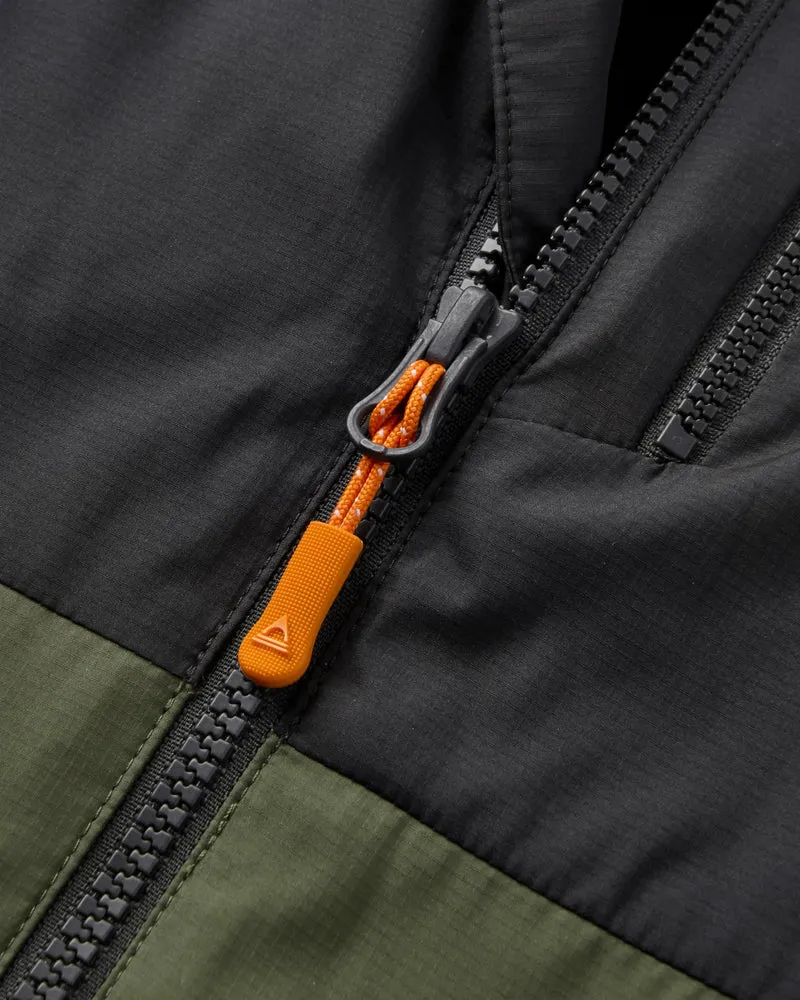 Daybreak Leichte Thermore® Isolierte Jacke ohne Kapuze - Verblasstes Schwarz/Khaki