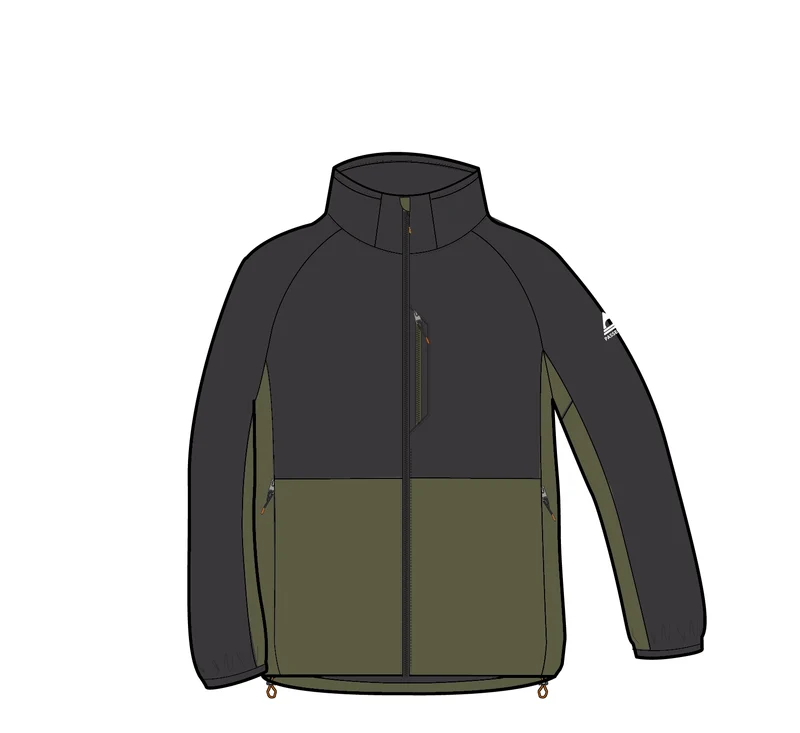 Daybreak Leichte Thermore® Isolierte Jacke ohne Kapuze - Verblasstes Schwarz/Khaki