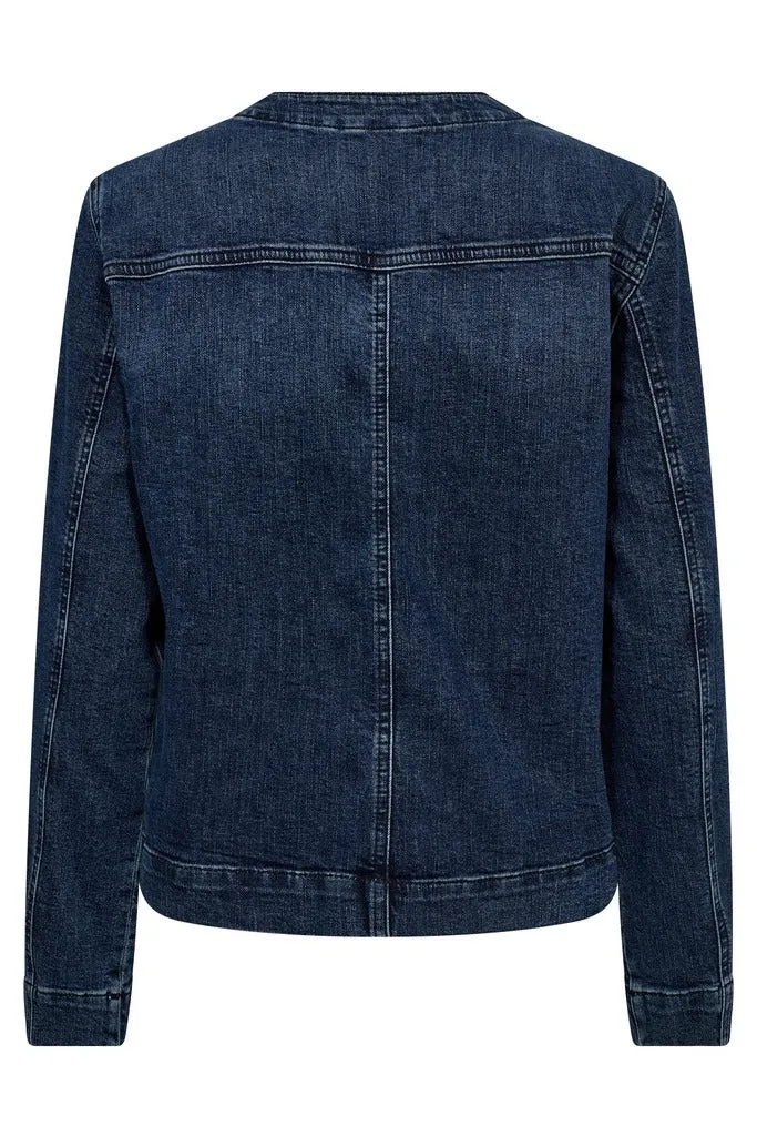 Leenah Bouquet Jacket | Blue | Jakke fra Mos Mosh