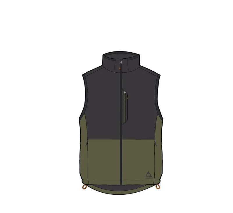 Daybreak Leichtes Thermore® Isoliertes Top - Verblasstes Schwarz/Khaki