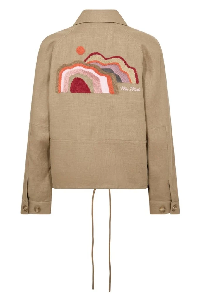 Ginah Ramie Jacket | Petrified Oak | Jakke fra Mos Mosh
