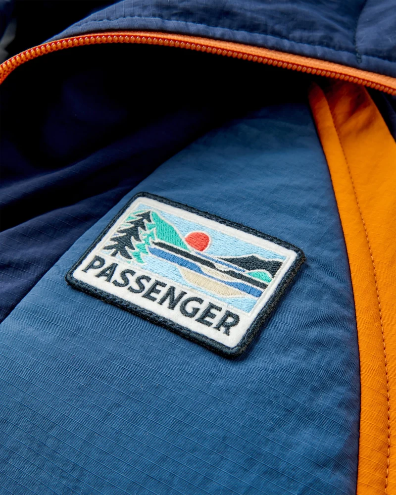 Ozean Isolierter Anorak – Reiches Marineblau/Dunkles Denim