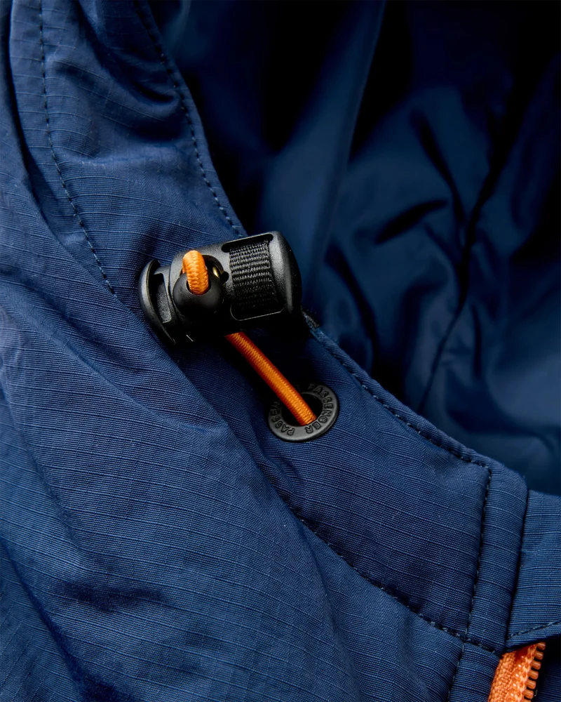 Ozean Isolierter Anorak – Reiches Marineblau/Dunkles Denim