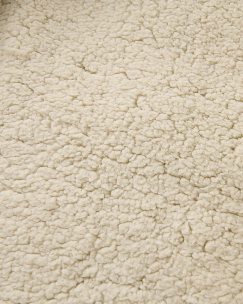 Flora Sherpa Lined Kurze Weste - Kastanienbraun