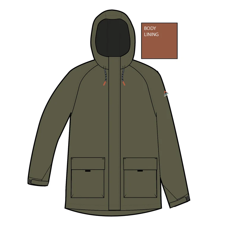 Baltic Isolierte Parka - Khaki
