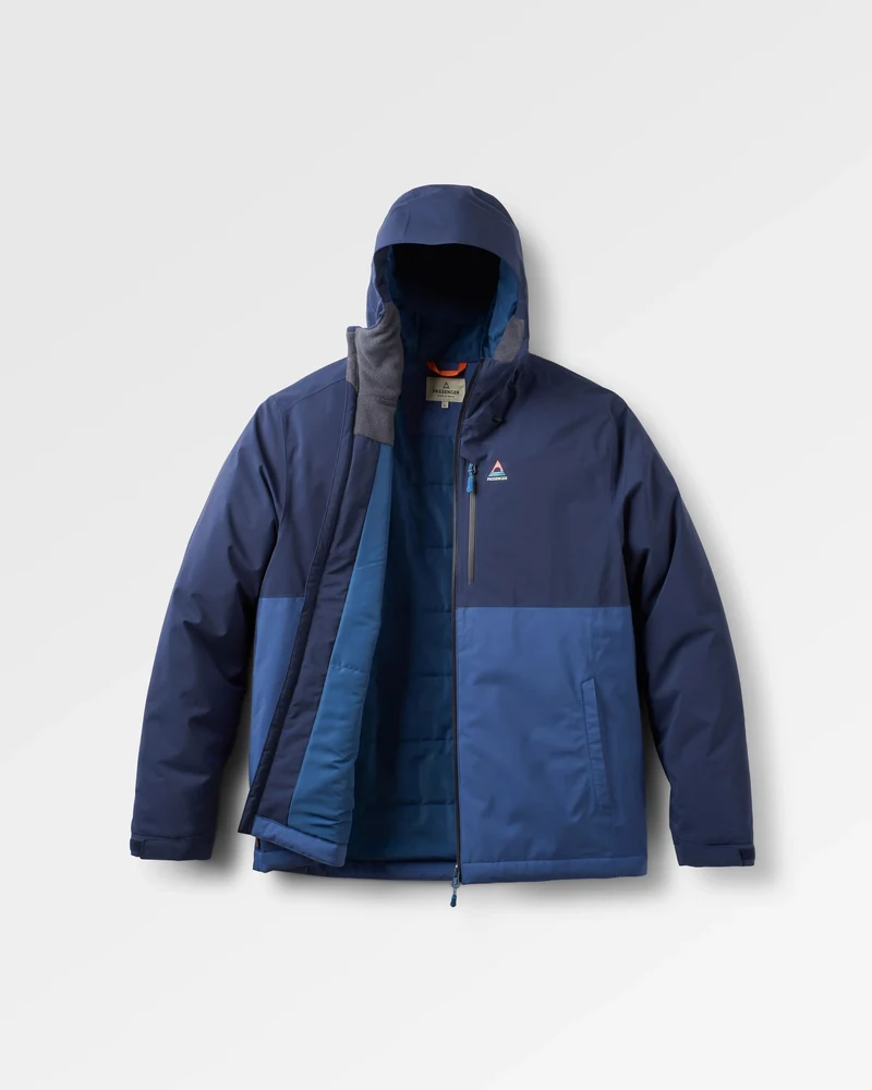 Eclipse Isolierte Wasserdichte Jacke - Marineblau
