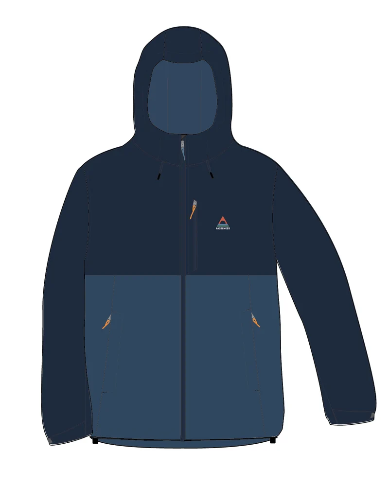Eclipse Isolierte Wasserdichte Jacke - Marineblau