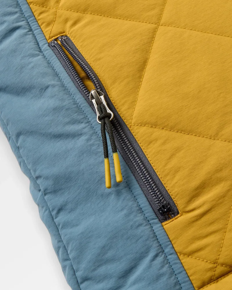 Lara Gesteppte Jacke - Anthrazit/Staubiges Ocker