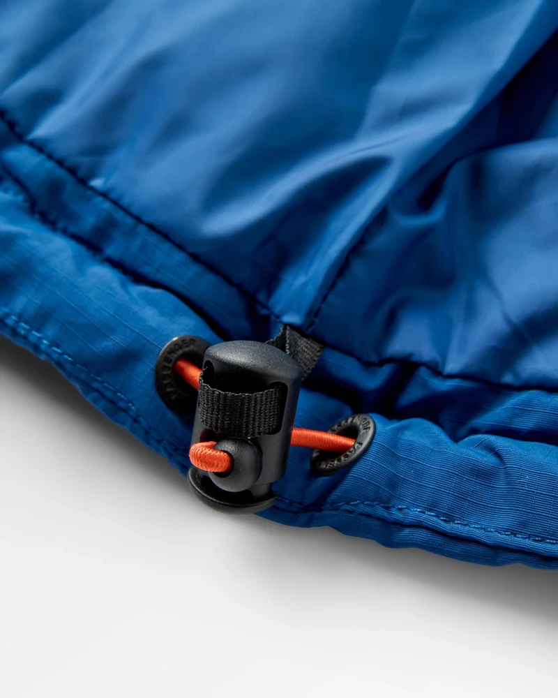 Lara Gesteppte Jacke - Keks/Blau Marine