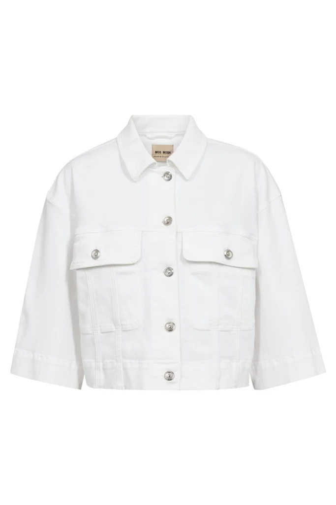 Penn Deluxe Jacket | Bright White | Jakke fra Mos Mosh