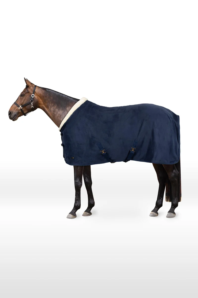 Lincoln Fleecedecke mit Kunstfellkragen Kleid(Dunkel)Blau 155