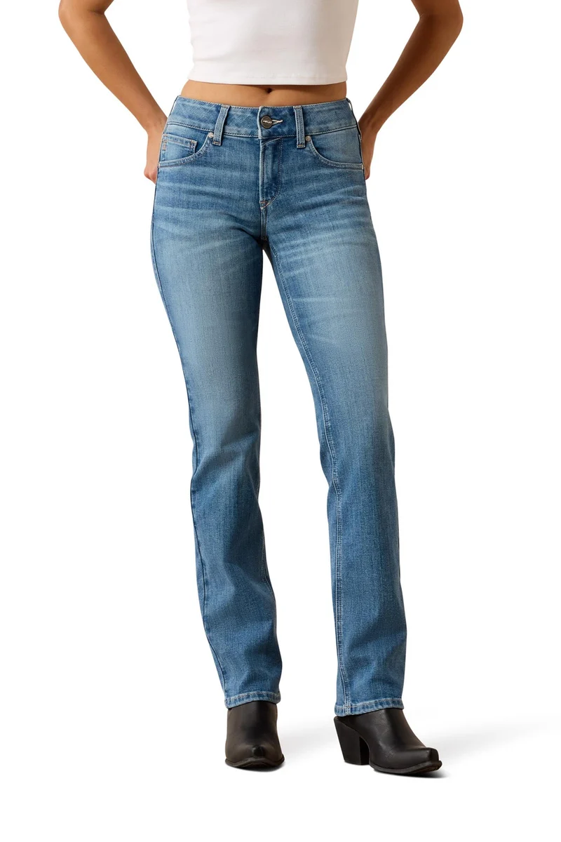 Damen Perfect Rise Reya Jeans mit geradem Bein Challis 32 Regular
