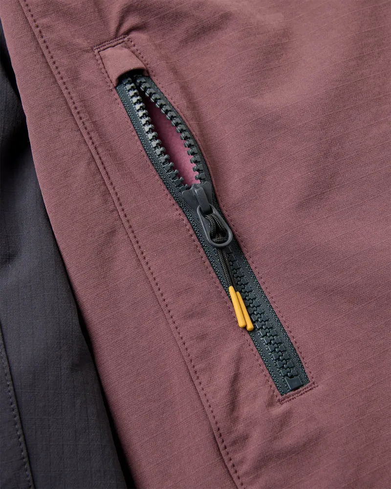 Trailscape Lite Damen Softshell Anorak - Brambleberry/Faded Black
