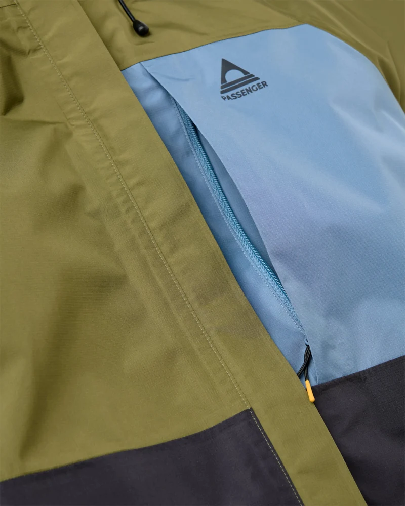 Trailscape Herren Wasserdichte Jacke - Verblasstes Schwarz/Khaki