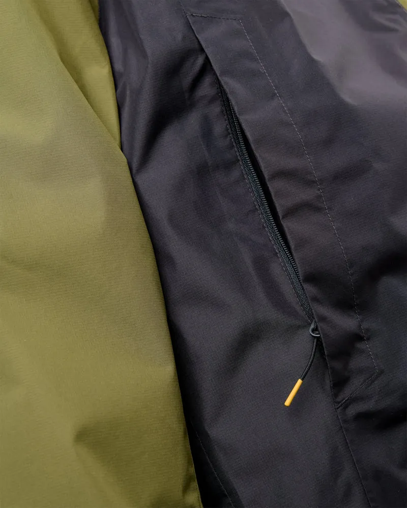 Trailscape Herren Wasserdichte Jacke - Verblasstes Schwarz/Khaki