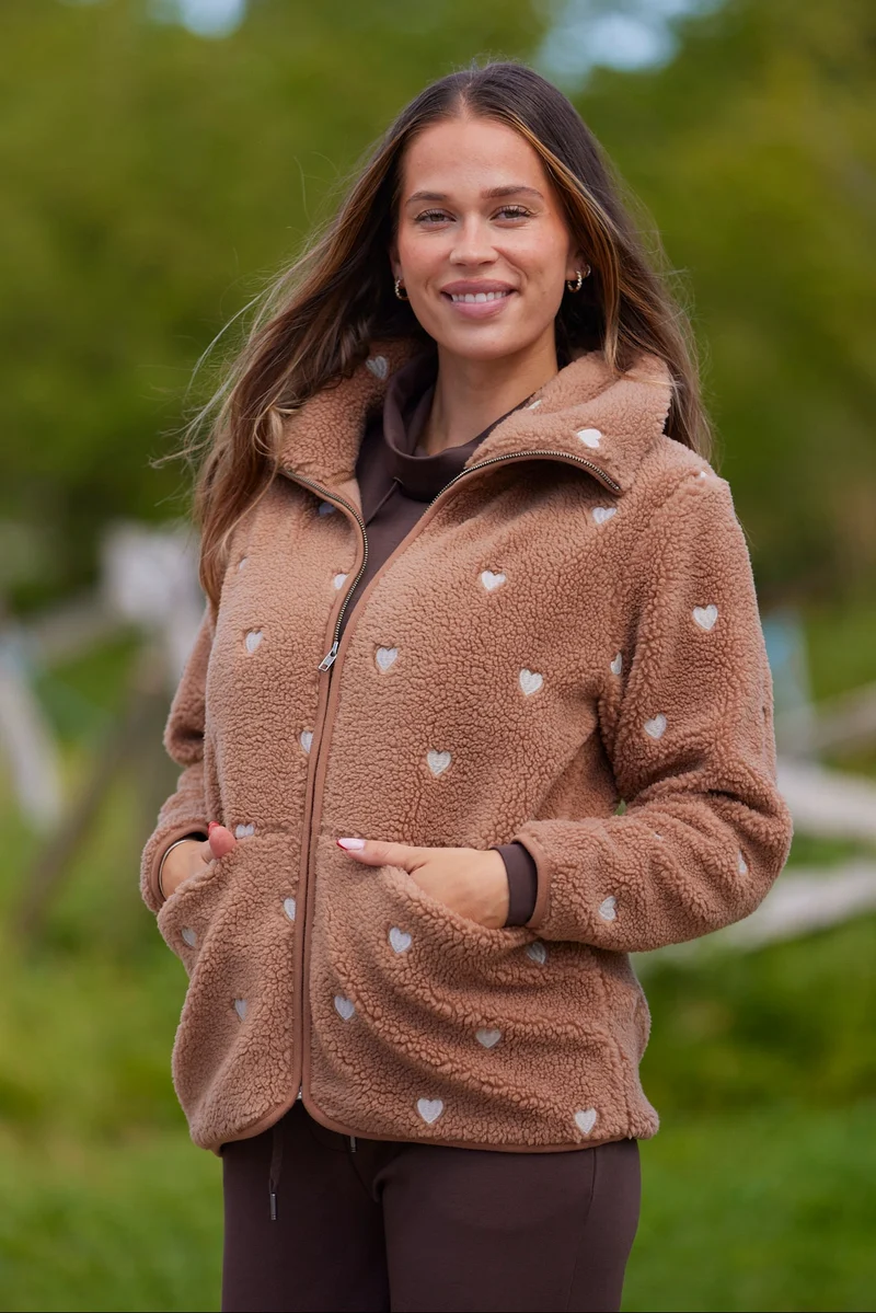 Bamie Teddy Zip Heart | French Laundry