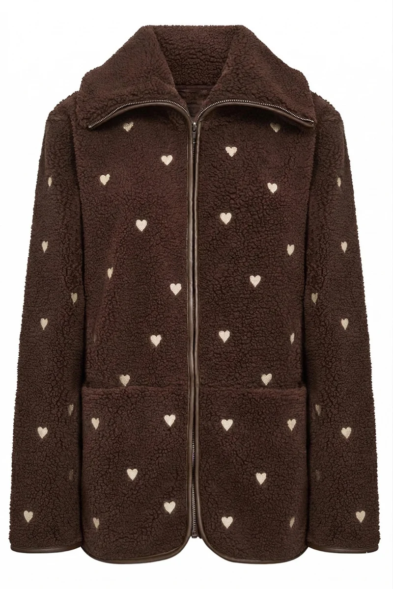 Bamie Teddy Zip Heart | French Laundry