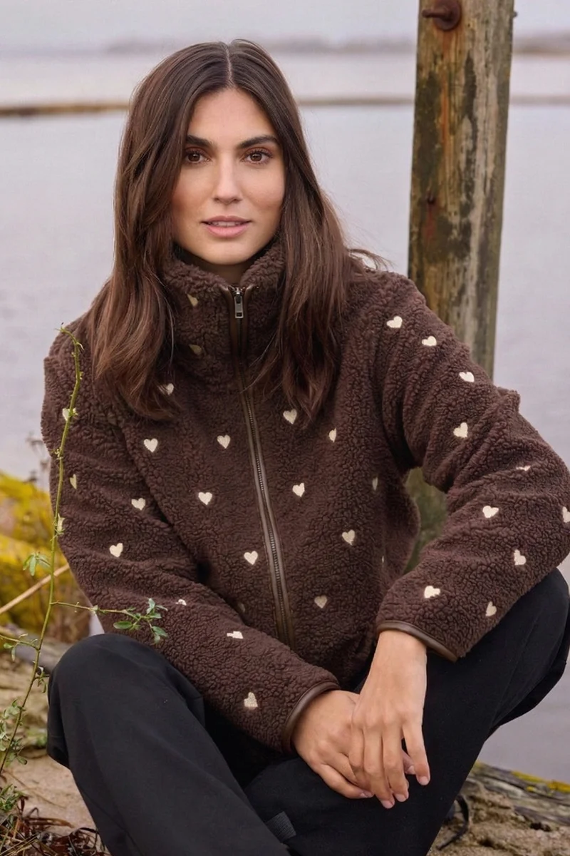 Bamie Teddy Zip Heart | French Laundry