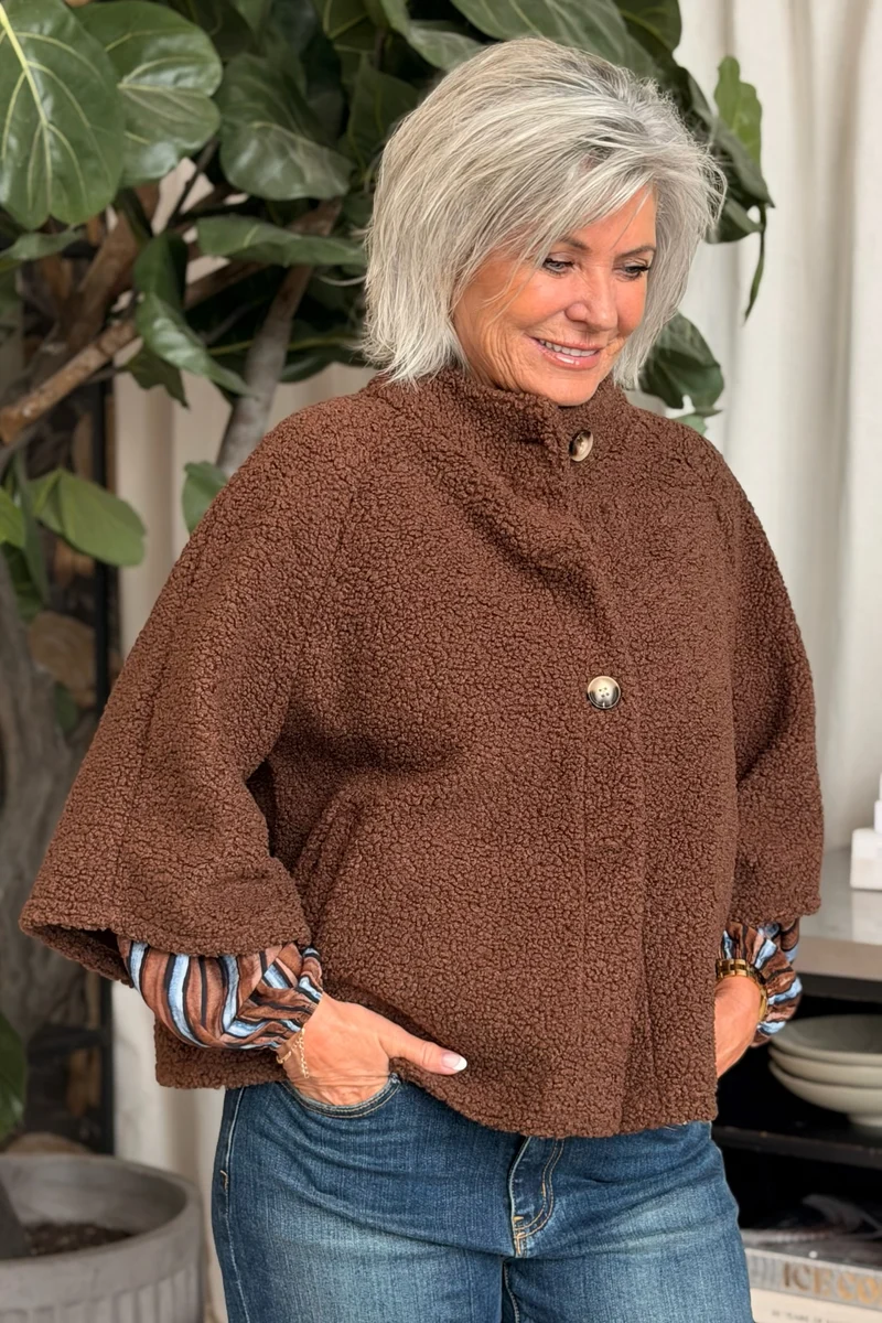 Valencia Jacket 248370Teddy | Marrone9 | Marta du Chateau