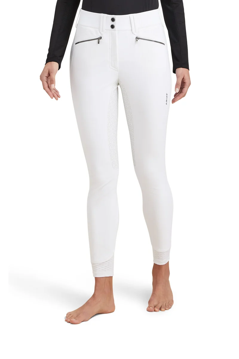 Tri Factor X Bellatrix Damen Vollbesatzreithose White 40 Regular