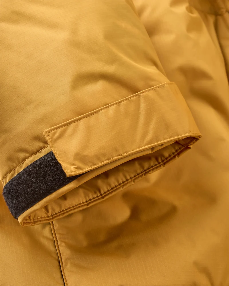 Escapism Sherpa-gefütterter Surf-Poncho - Fichtengelb