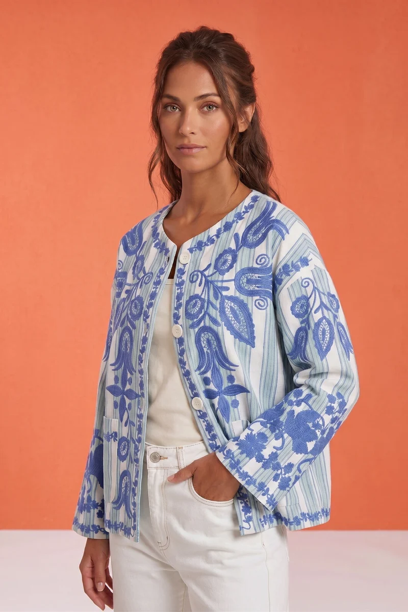 Haya Jacket | Blue