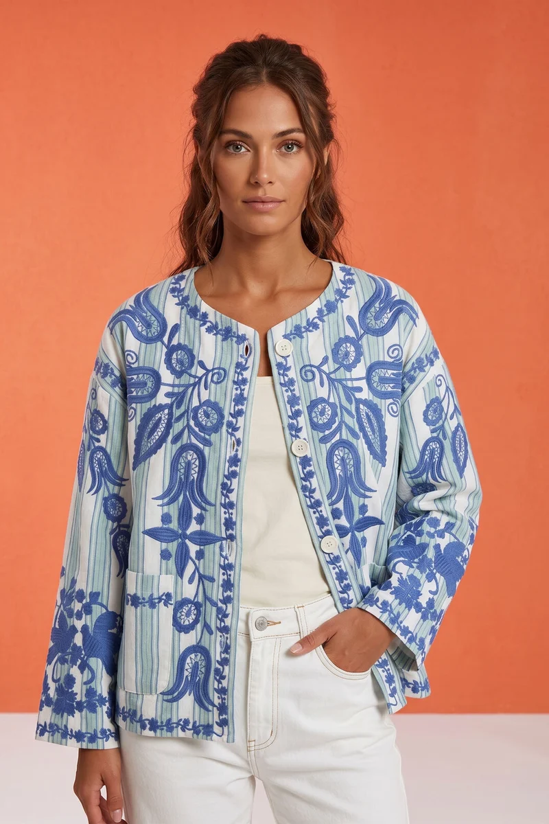 Haya Jacket | Blue