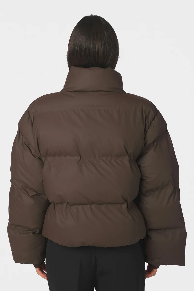 Rhea C Puffer Jacket | Dark Brown | Jakke fra Neo Noir