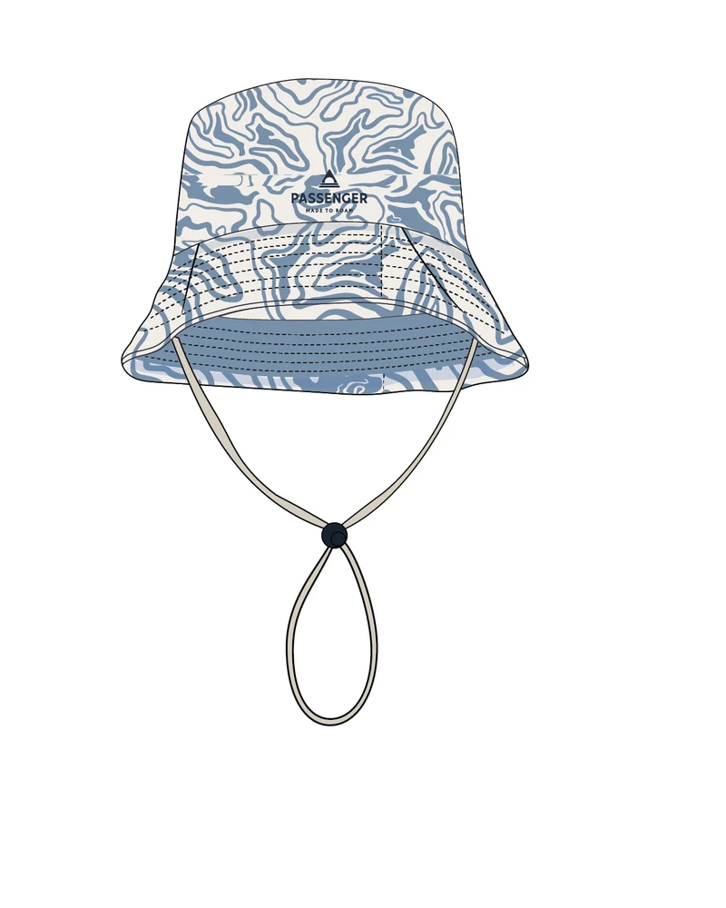Shaded organischer Fischerhut - Dunkler Denim