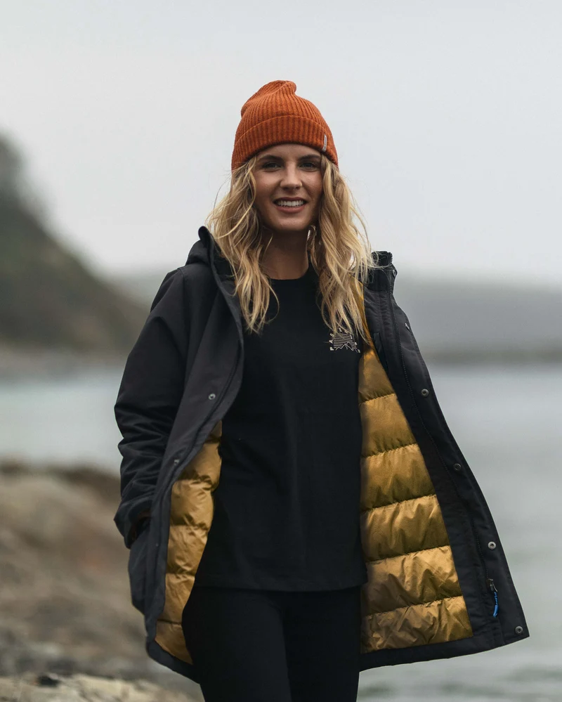 Alaska Isolierte Parka - Schwarz
