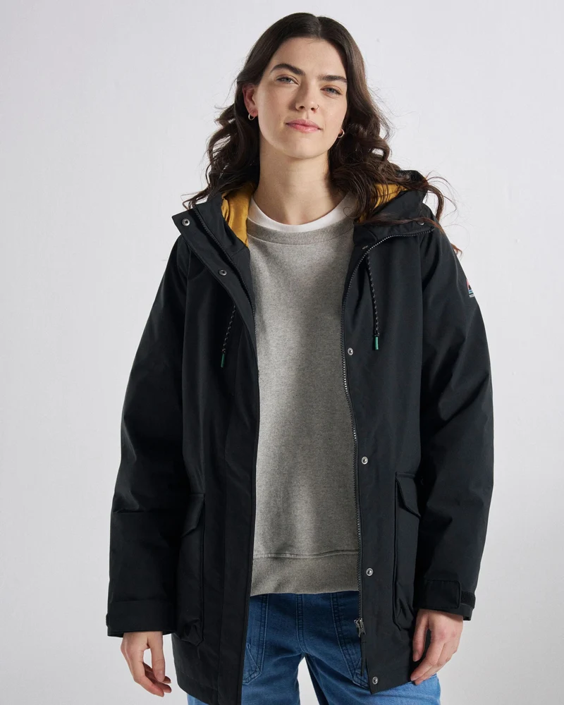 Alaska Isolierte Parka - Schwarz