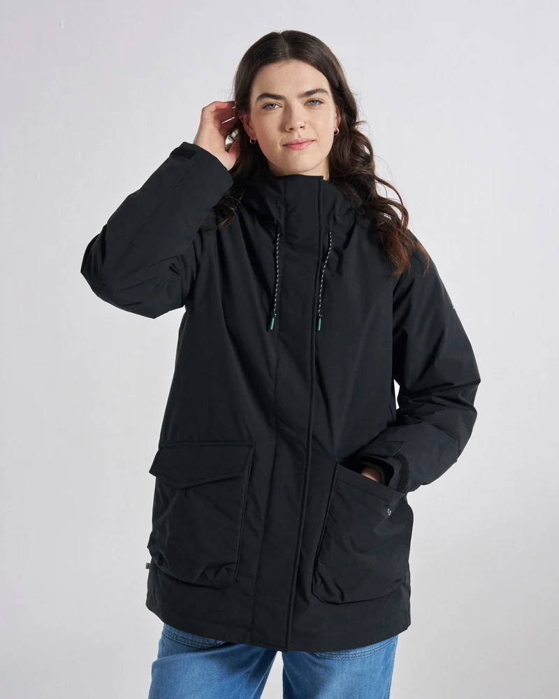 Alaska Isolierte Parka - Schwarz