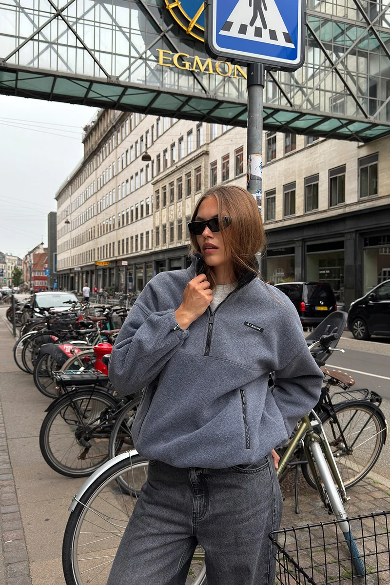 Bl Adelin Art 1 Fleece jakke | Blanche