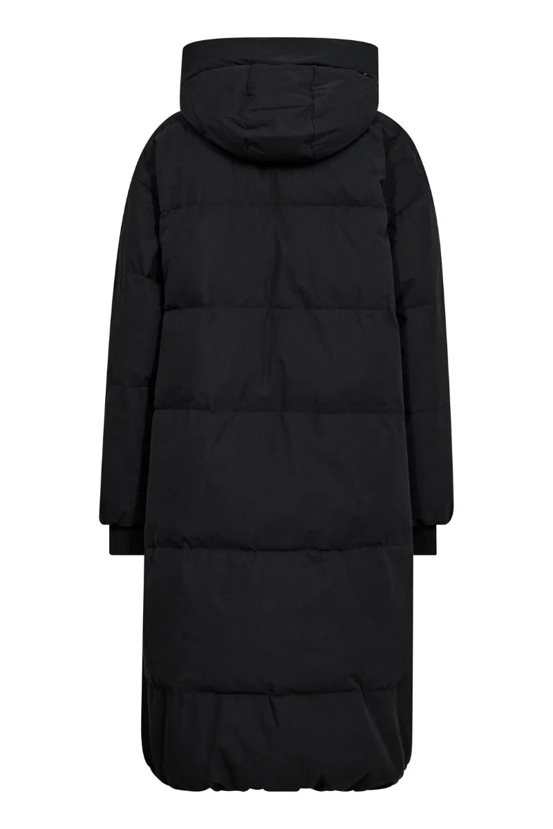 Cayo Long Quilt Jacket | Black | Jakke fra Mos Mosh