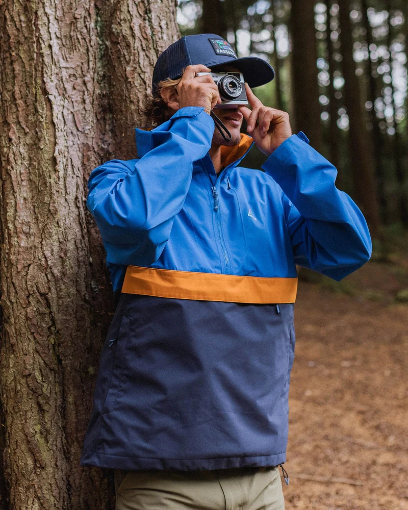 Diablo Wasserdichter Anorak - Azurblau