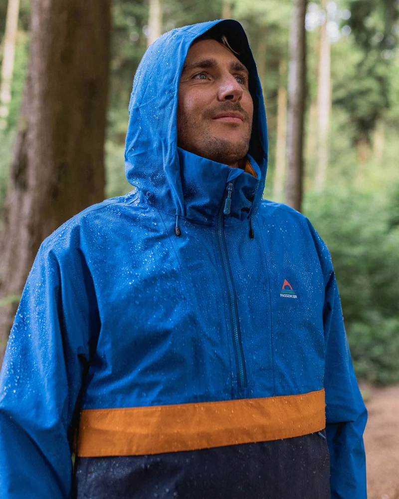 Diablo Wasserdichter Anorak - Azurblau