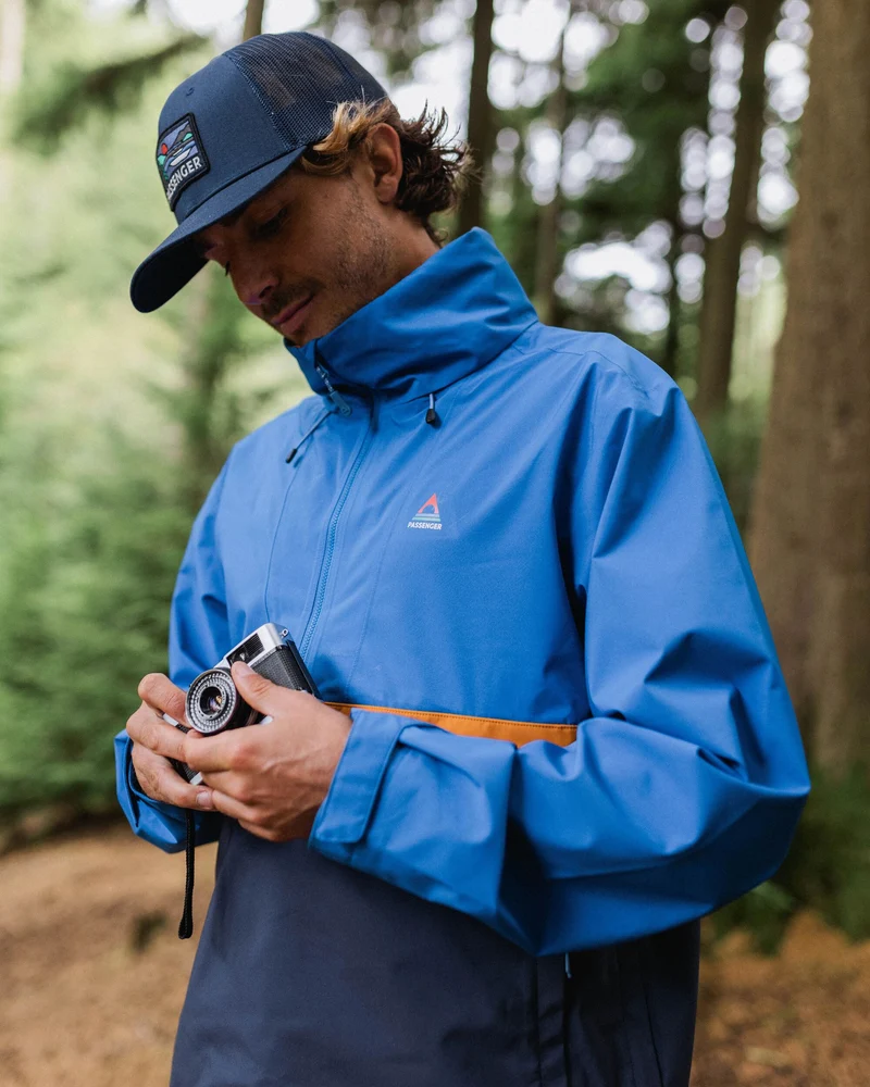 Diablo Wasserdichter Anorak - Azurblau