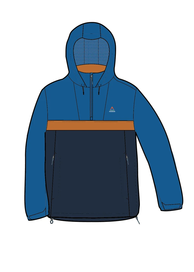 Diablo Wasserdichter Anorak - Azurblau