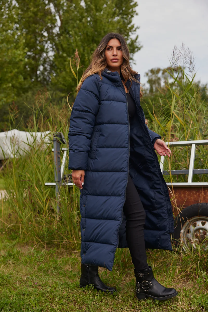 Asta Coat | Navy | Frakke fra French Laundry