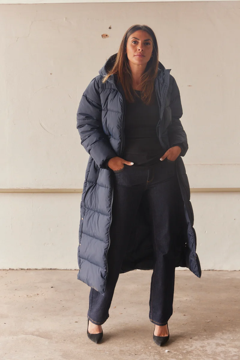 Asta Coat | Navy | Frakke fra French Laundry