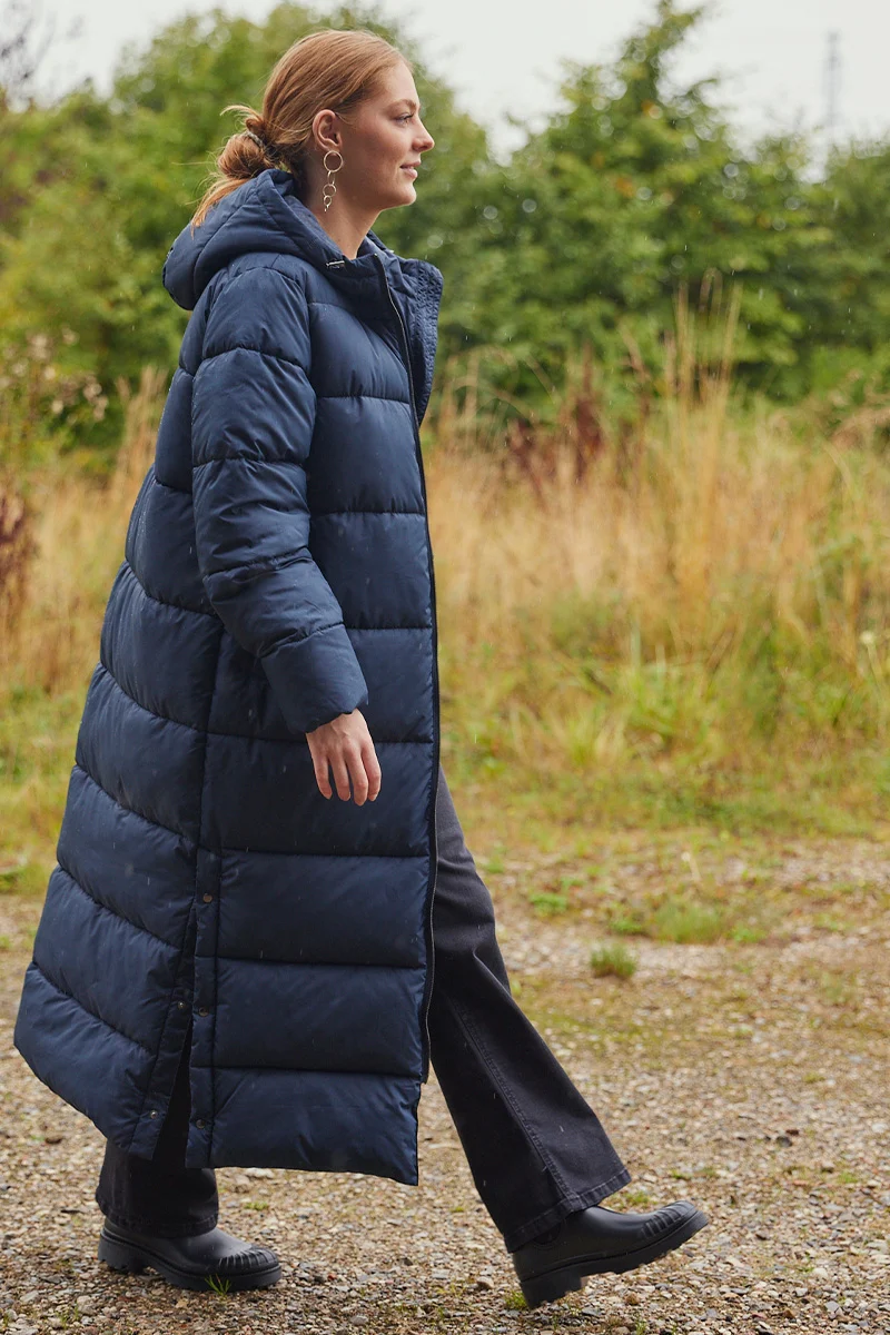 Asta Coat | Navy | Frakke fra French Laundry