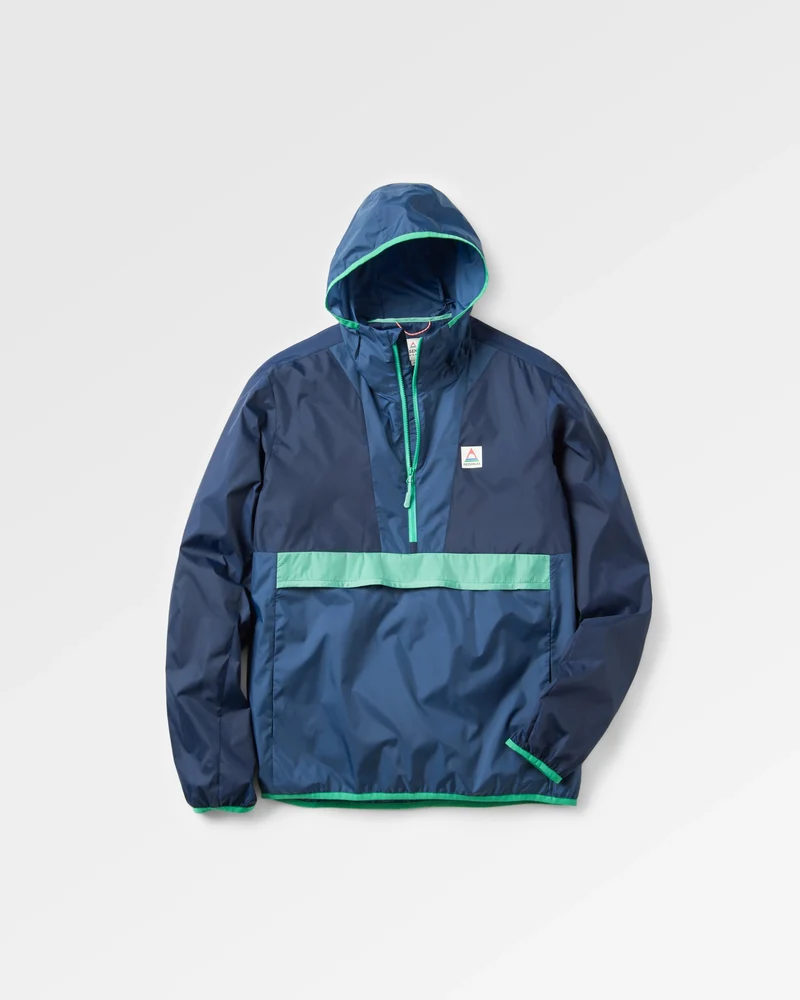 Gusto Windshell Anorak - Sattes Navy/Dunkles Denim
