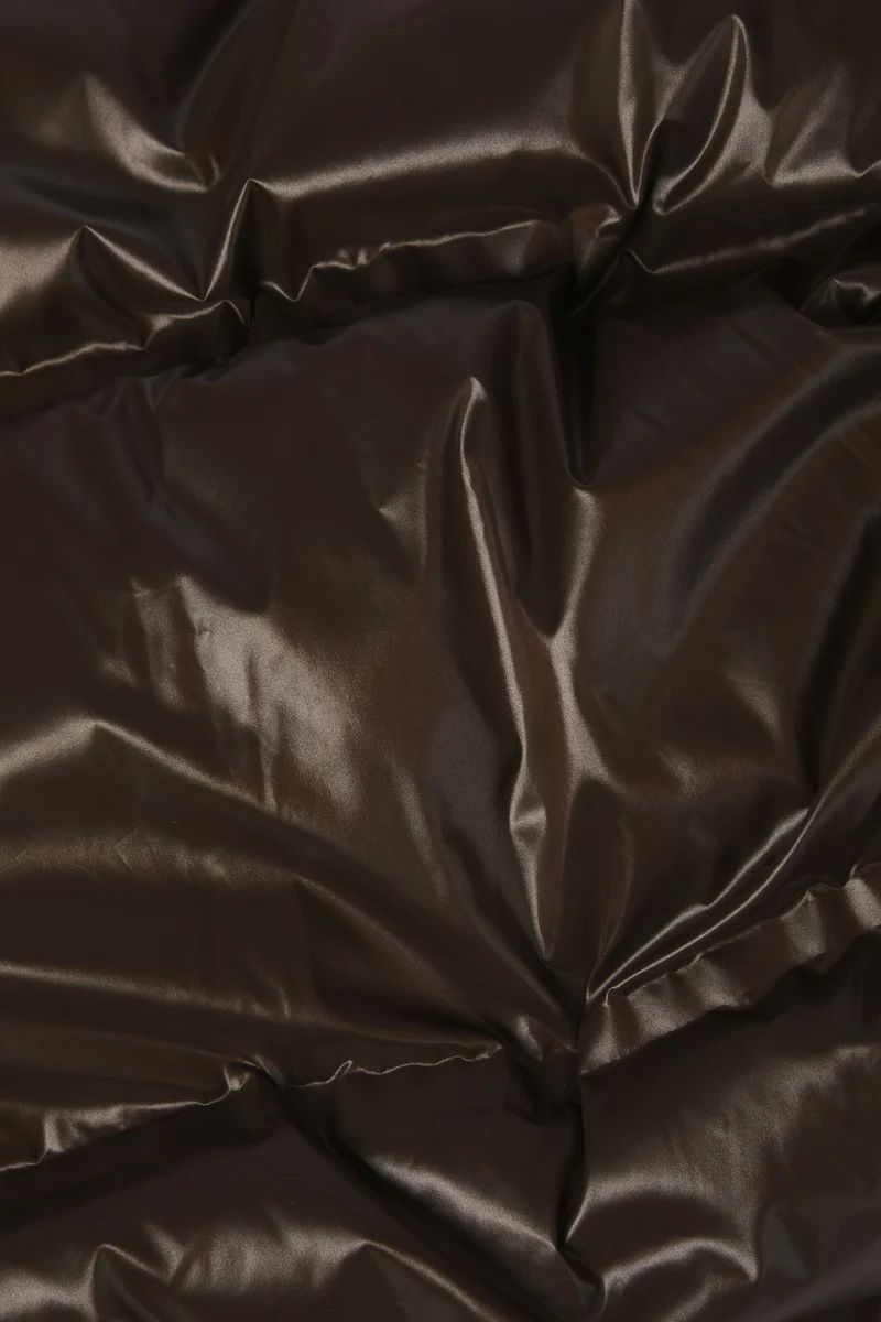 Rhea Shiny Puffer Jacket | Chocolate Brown | Jakke fra Neo Noir