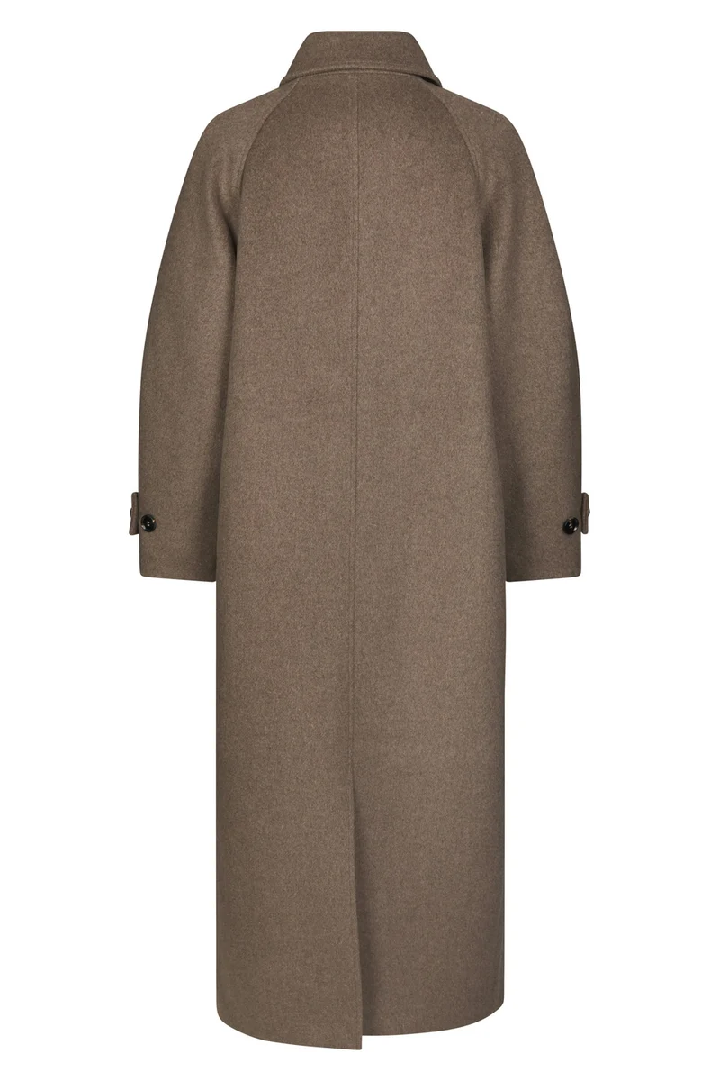 Keaton Wool Coat | Taupe | Jakke fra Neo Noir