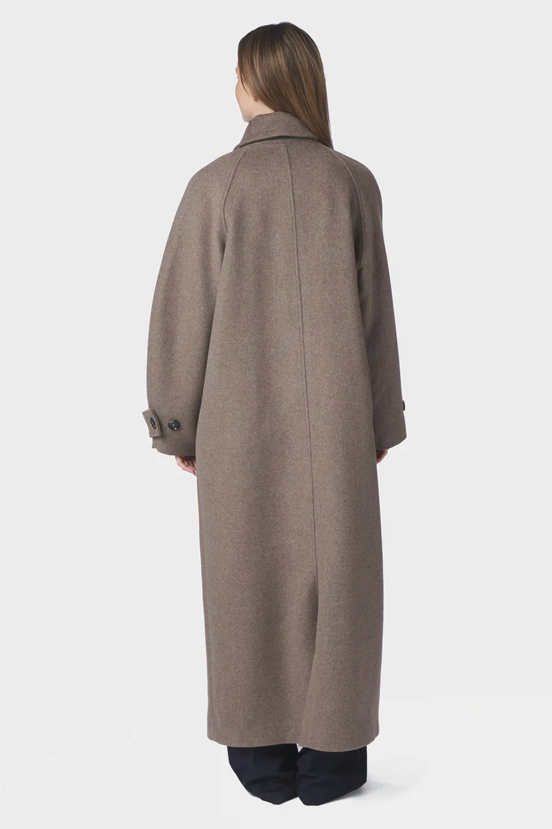 Keaton Wool Coat | Taupe | Jakke fra Neo Noir