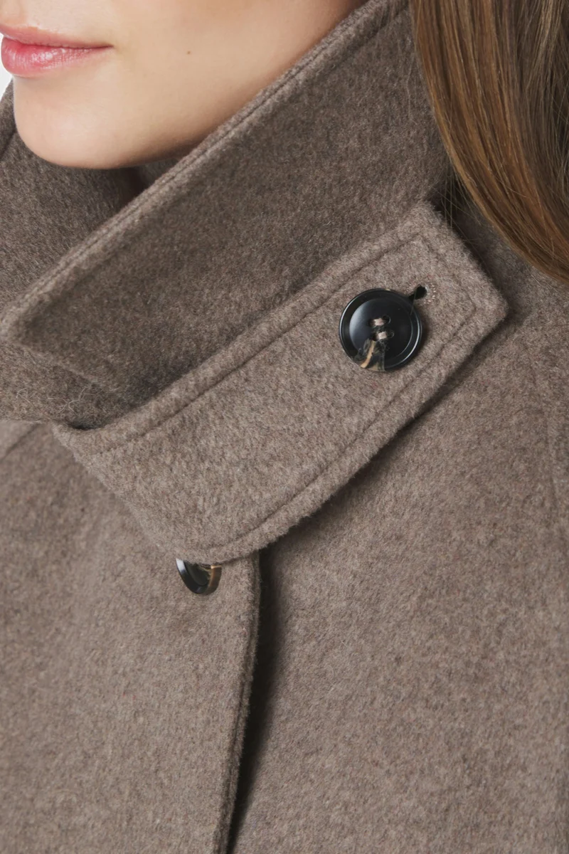 Keaton Wool Coat | Taupe | Jakke fra Neo Noir