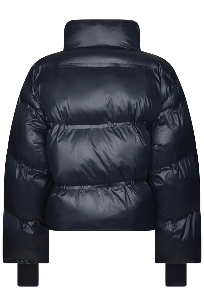 Rhea Shiny Puffer Jacket | Navy | Jakke fra Neo Noir