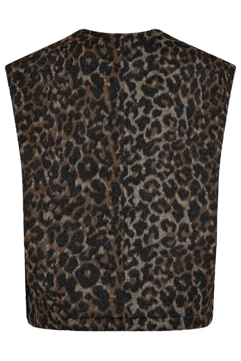 Elise Leo Vest | Black | Jakke fra Mos Mosh