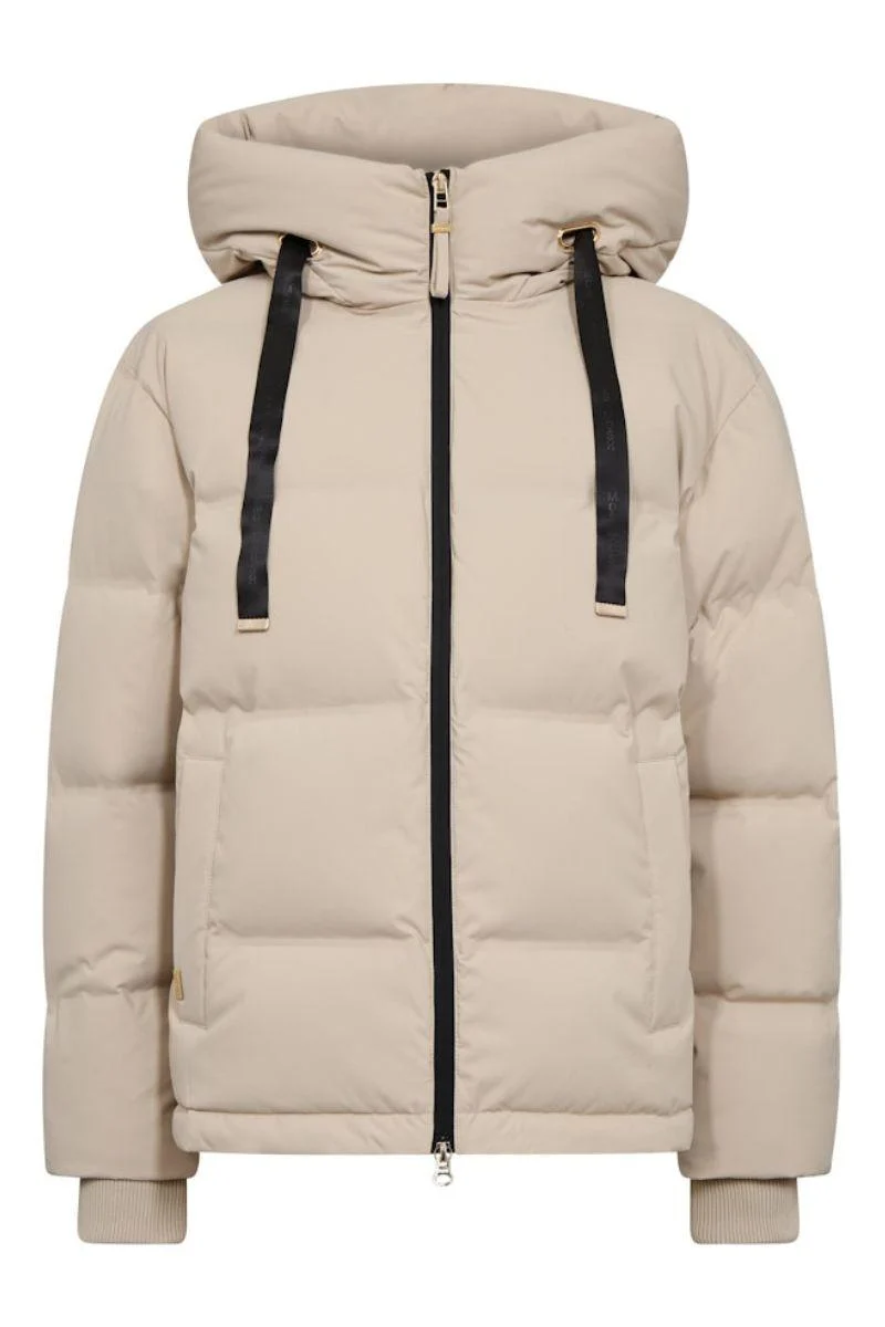 Jilly Hope Down Jacket | Feather Gray | Jakke fra Mos Mosh