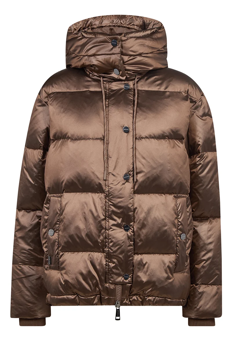Jilly Metallic Down Jacket | Rain Drum | Jakke fra Mos Mosh